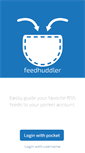 Mobile Screenshot of feedhuddler.com